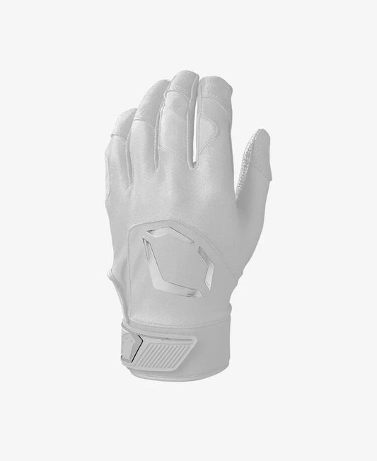 EVOSHIELD STANDOUT BATTING GLOVES - WHITE