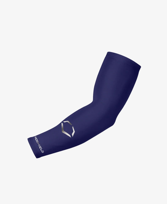 EVOSHIELD SOLID COMPRESSION ARM SLEEVE- NAVY