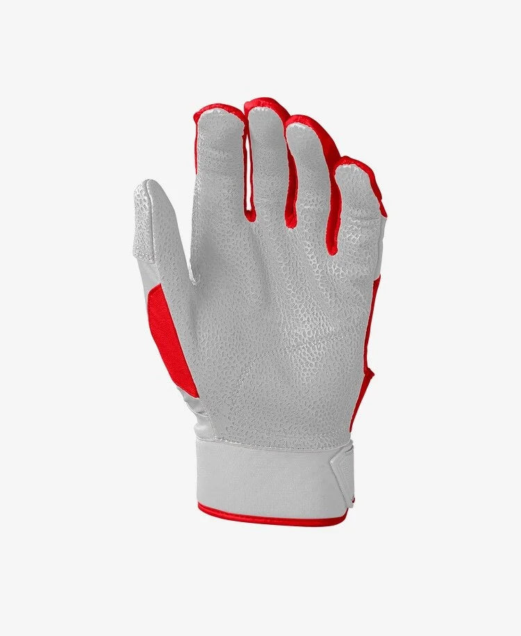 EVOSHIELD STANDOUT BATTING GLOVES- WHITE/RED