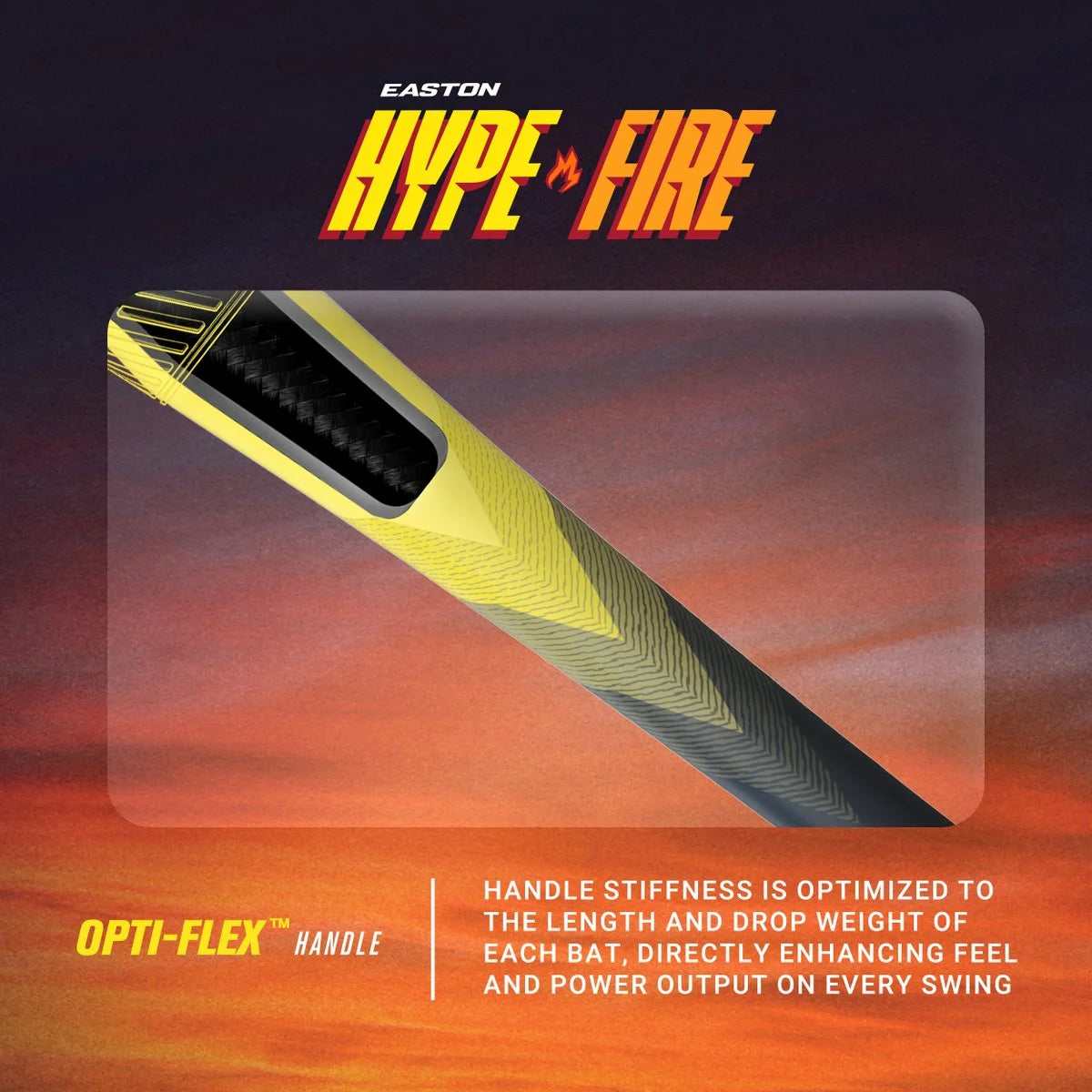 2024 EASTON HYPE FIRE (-8) USSSA BASEBALL BAT