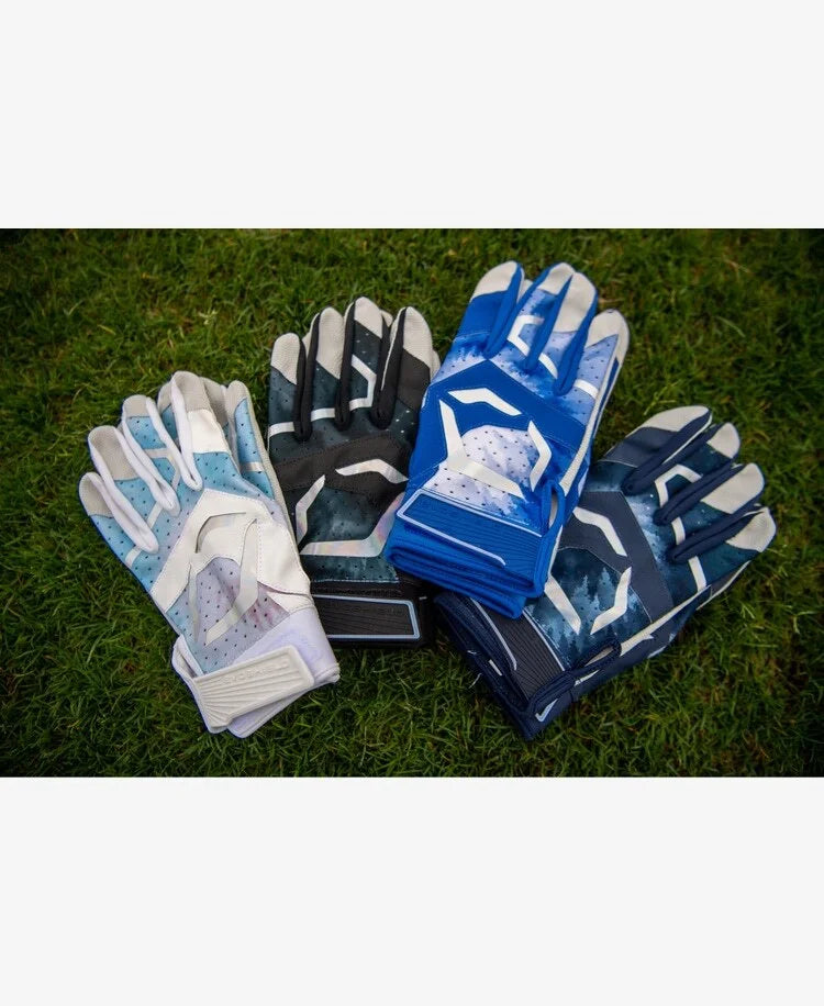 EVOSHIELD DAZE BATTING GLOVES- TEAM WHITE