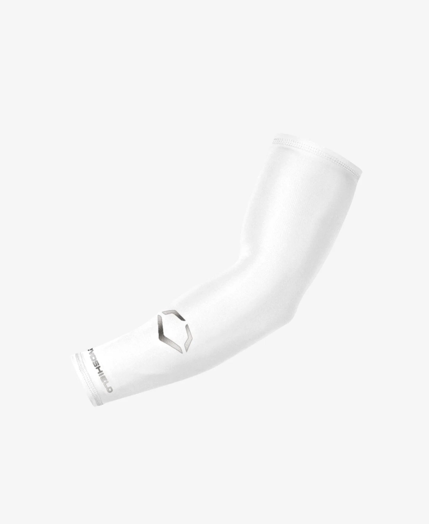 EVOSHIELD SOLID COMPRESSION ARM SLEEVE- WHITE